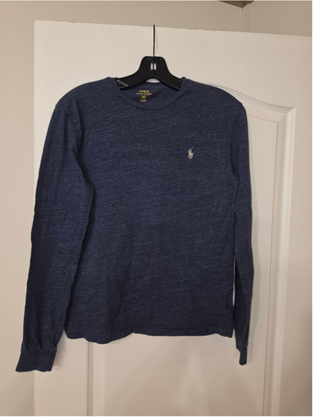 Women's Polo Ralph Lauren Long Sleeve Tee, Blue, Size XS